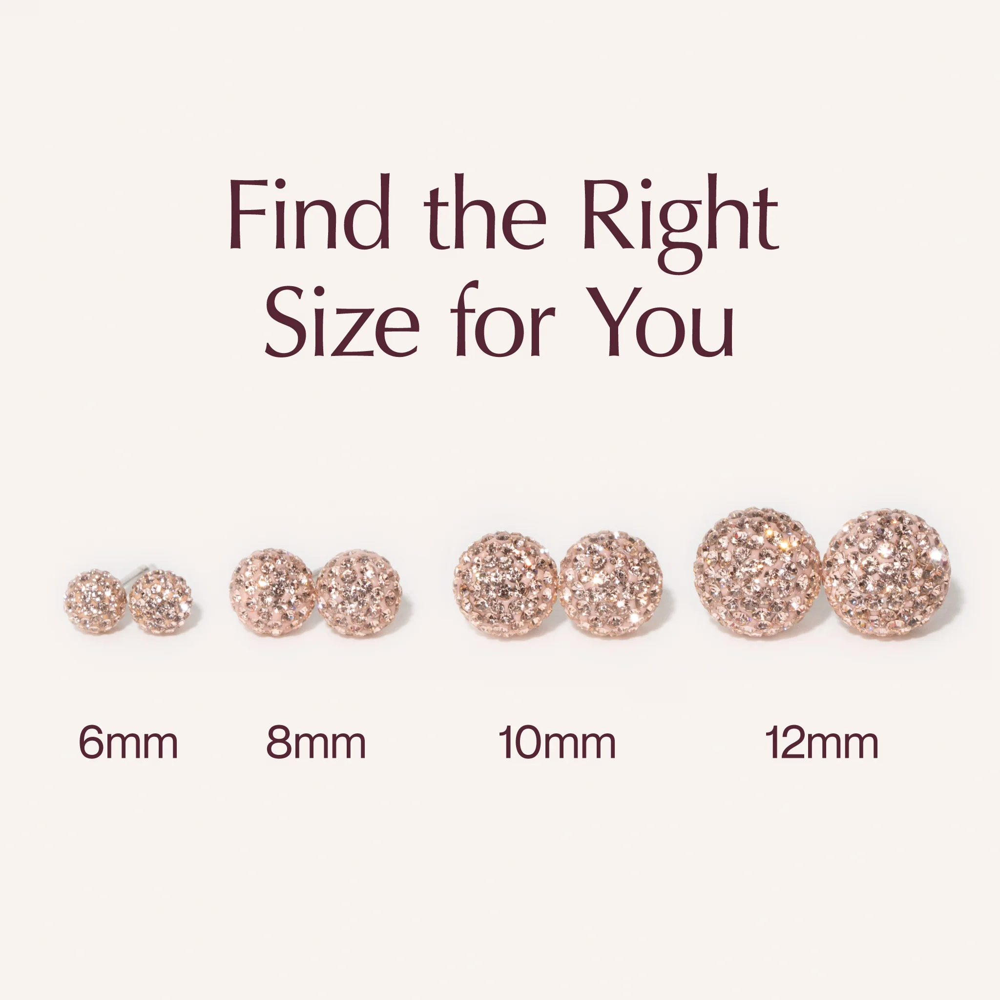 Small Birthstone Sparkle Ball™ Stud Earrings - Image 19
