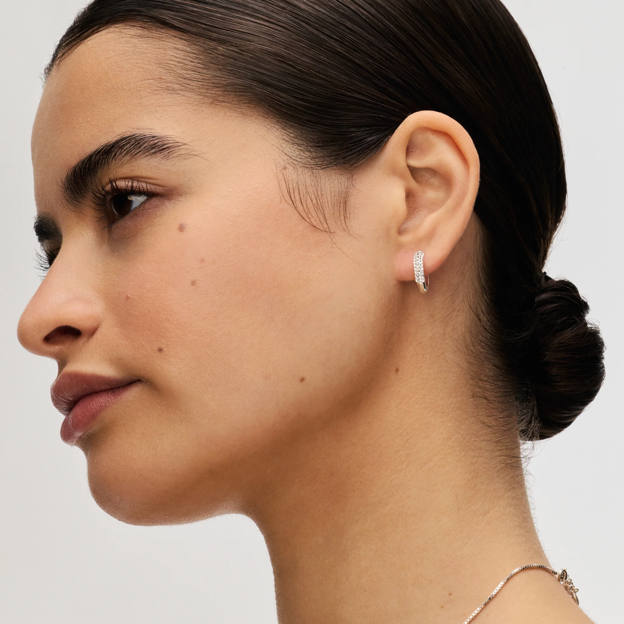 Always On Sparkle Hoop Earrings - Image 12