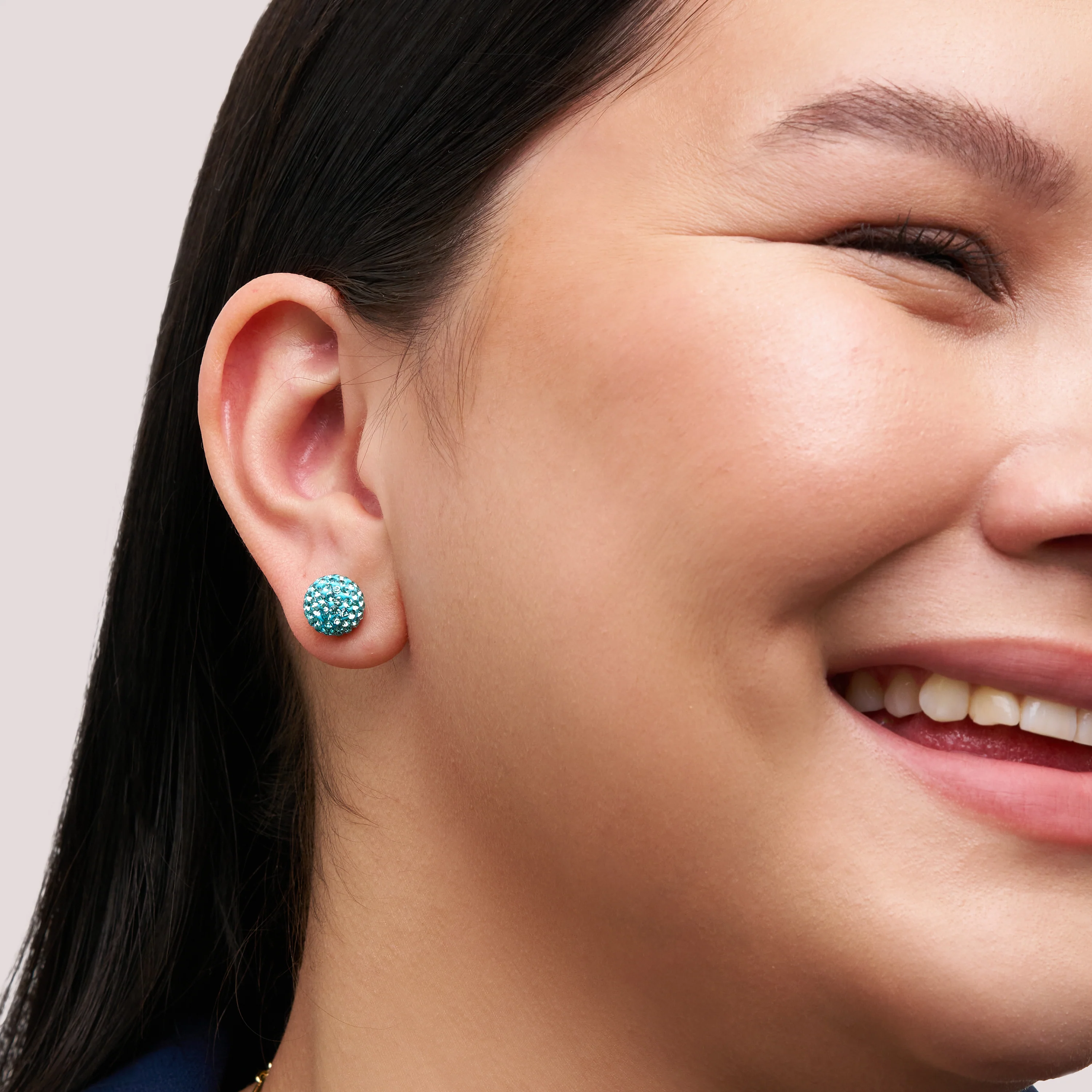 Medium Birthstone Sparkle Ball™ Stud Earrings - Image 22