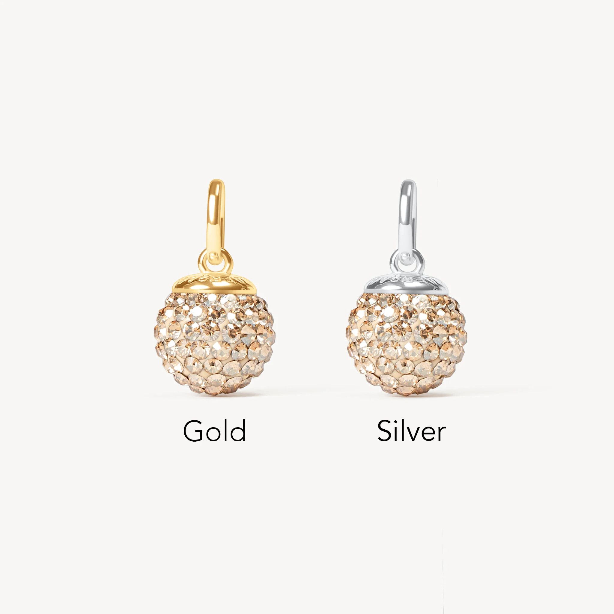 Medium Birthstone Sparkle Ball™ Charm - Image 12