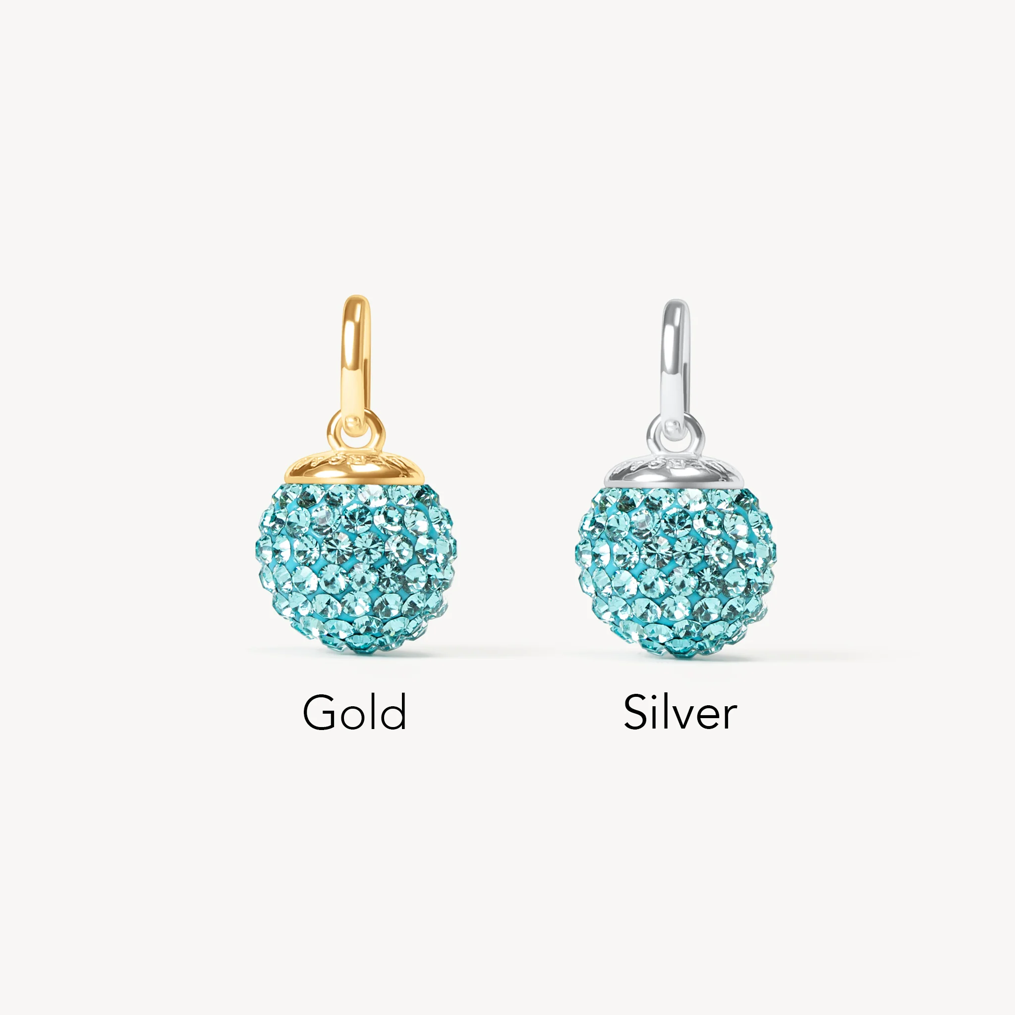 Medium Birthstone Sparkle Ball™ Charm - Image 13