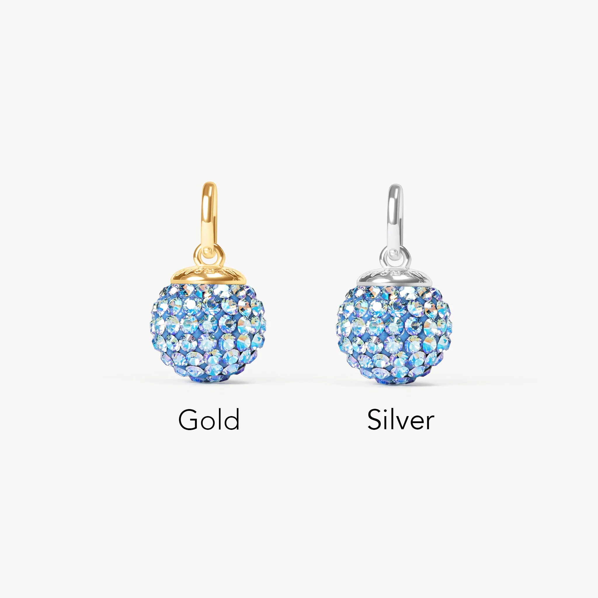 Medium Birthstone Sparkle Ball™ Charm - Image 3