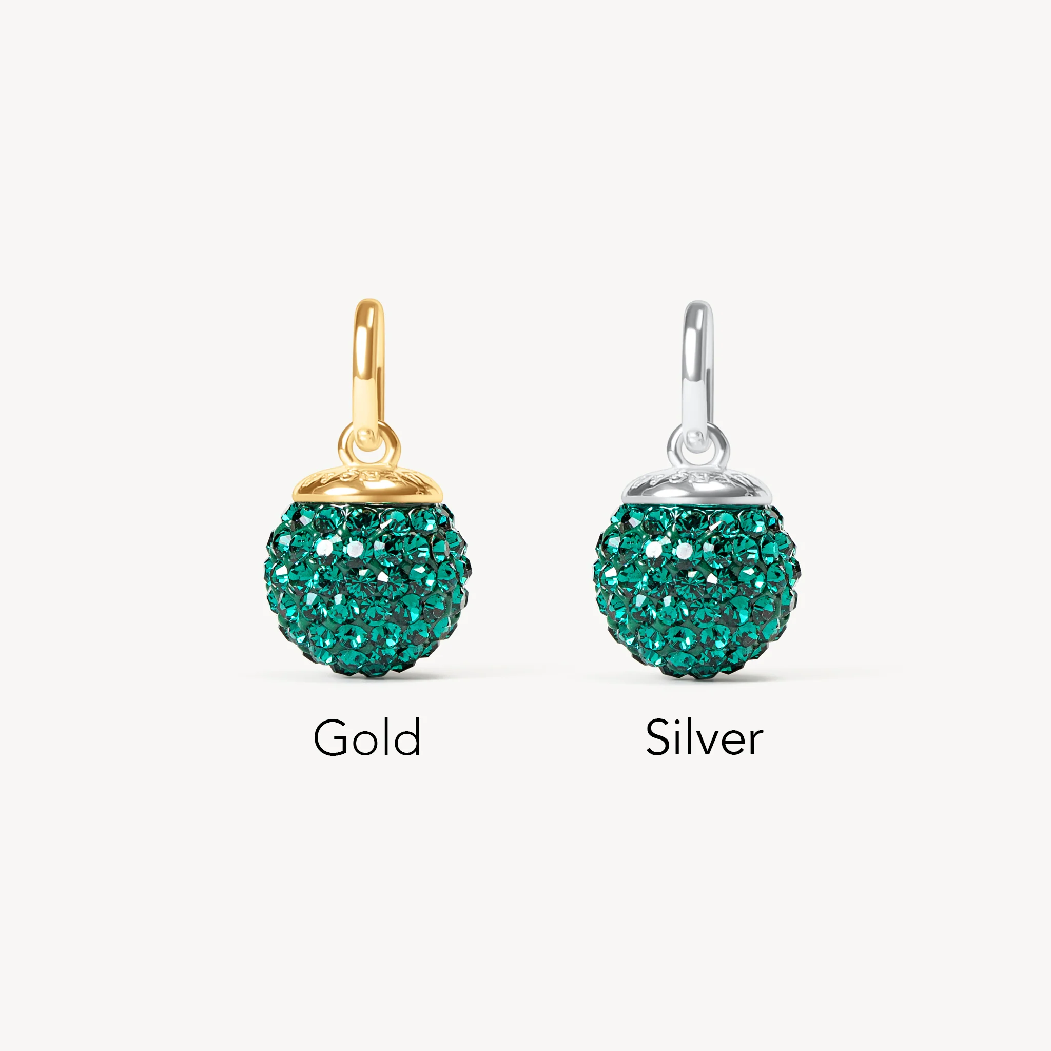 Medium Birthstone Sparkle Ball™ Charm - Image 5
