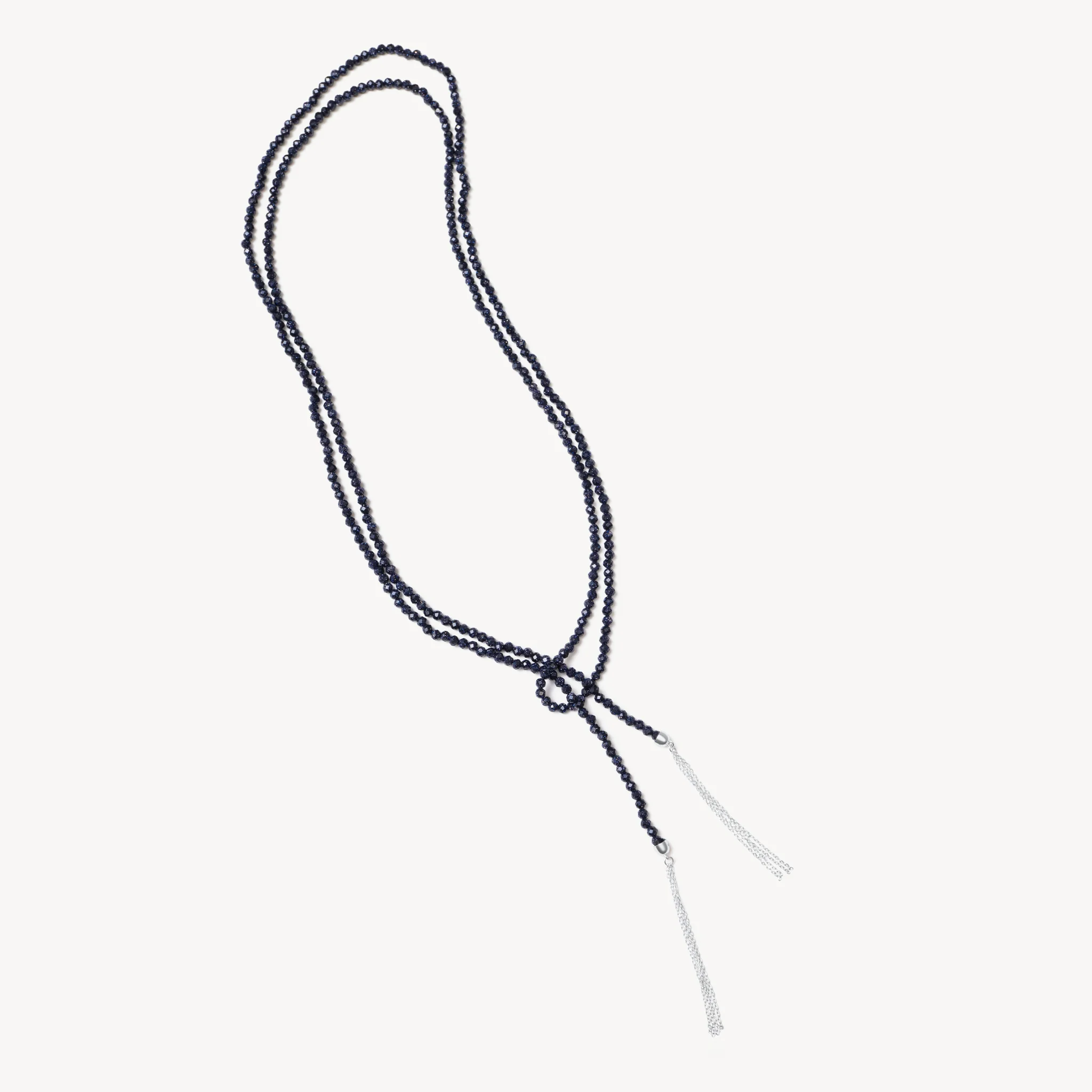 Blue Sandstone Lariat Necklace - Image 5