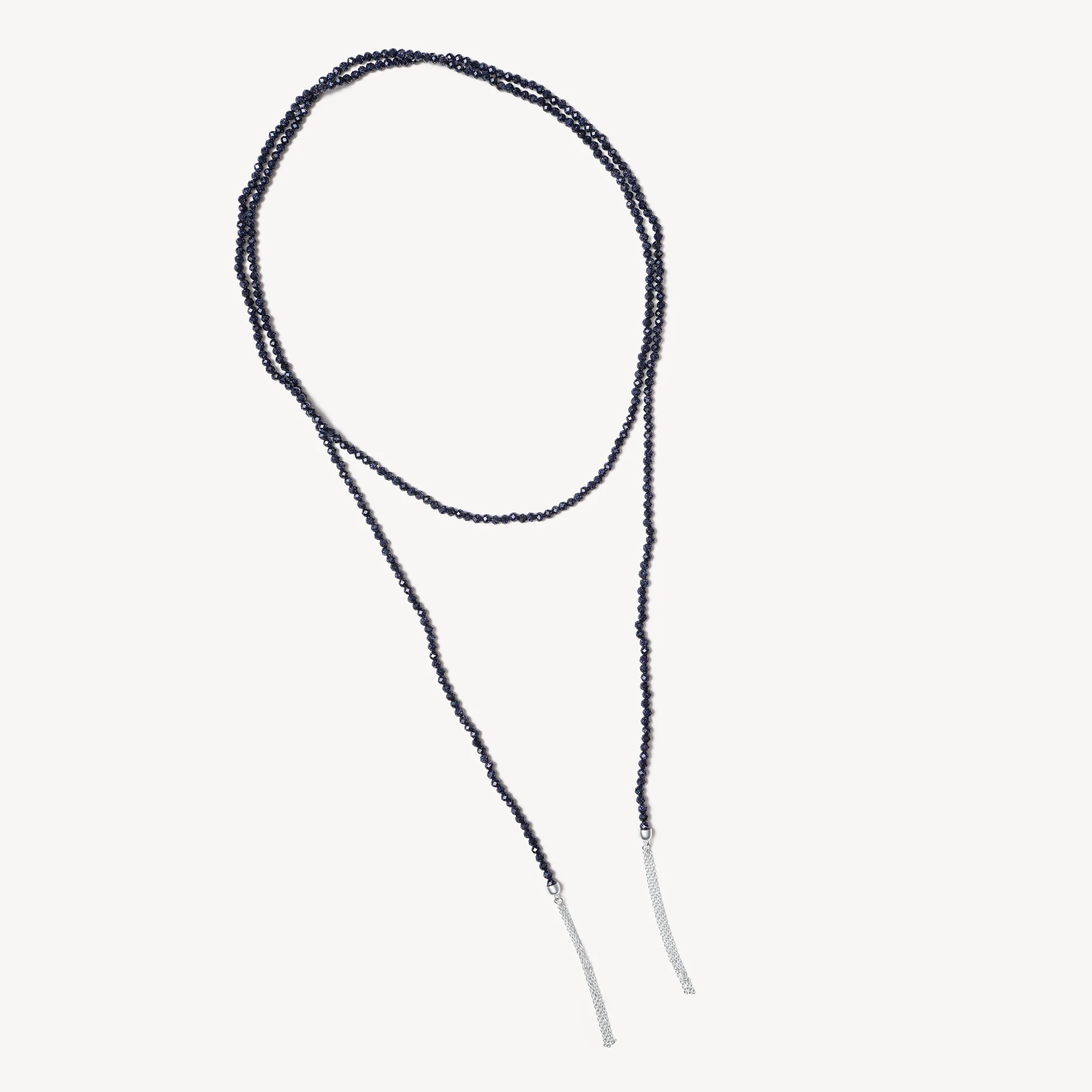 Blue Sandstone Lariat Necklace - Image 6