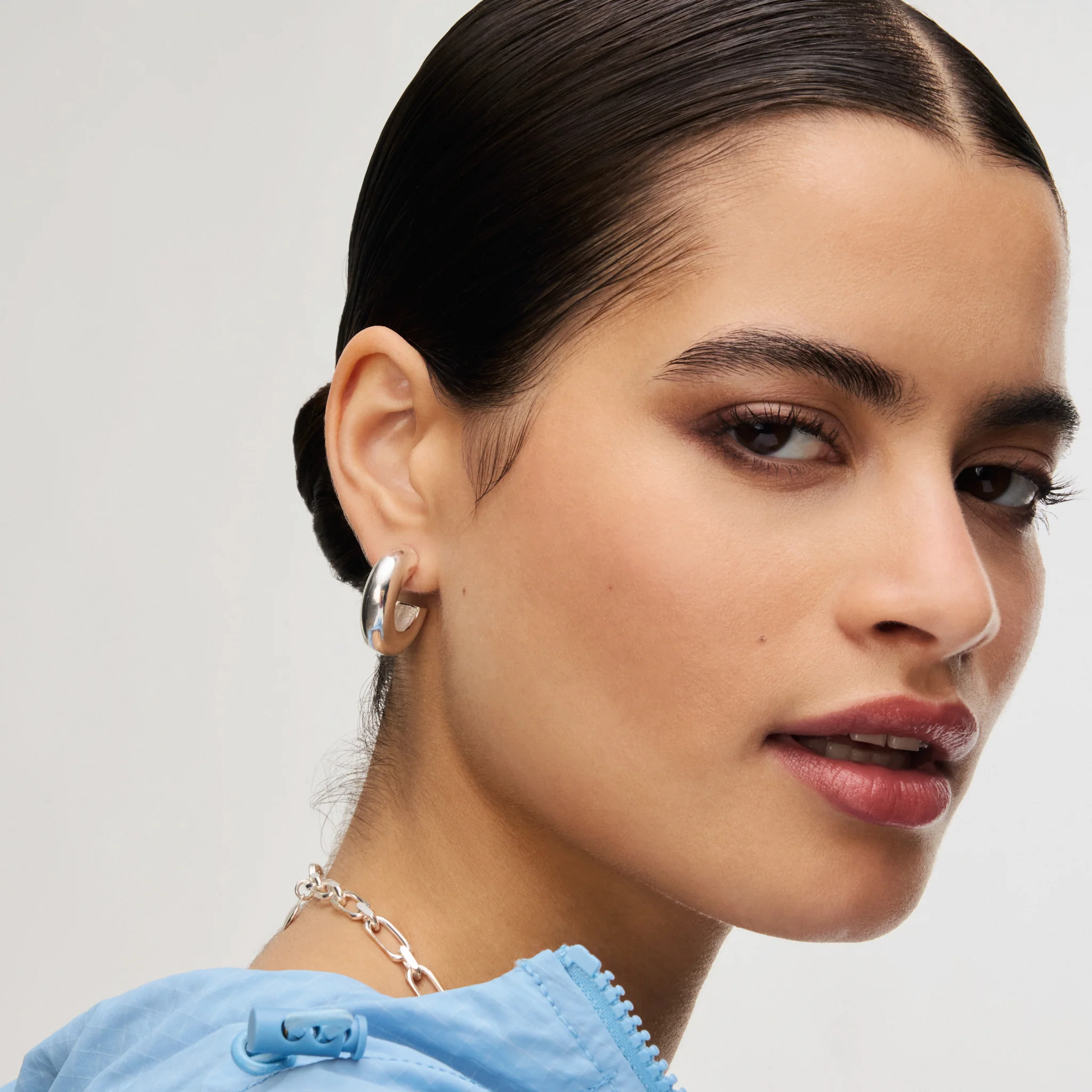 Chunky Statement Hoop Earrings - Image 6