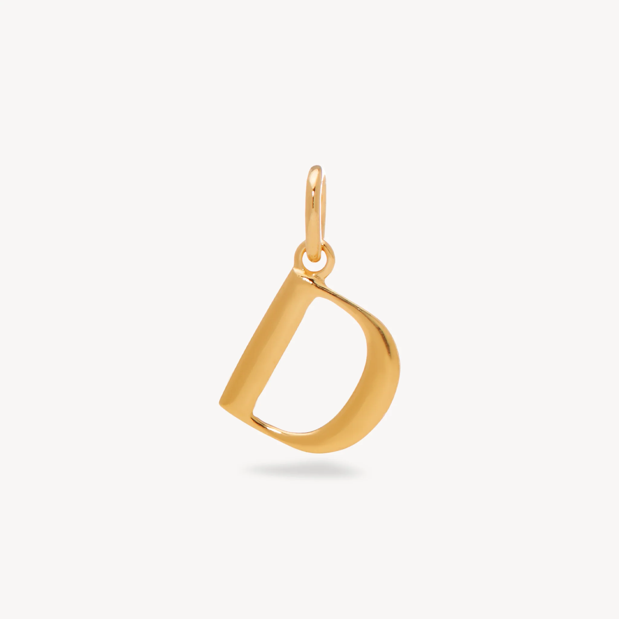14k Gold Vermeil Letter Necklace - Image 6