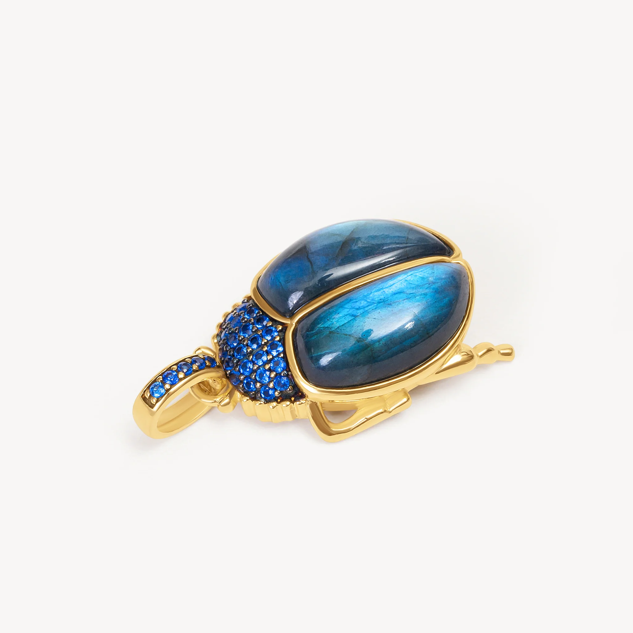 Labradorite Beetle Charm - Image 5