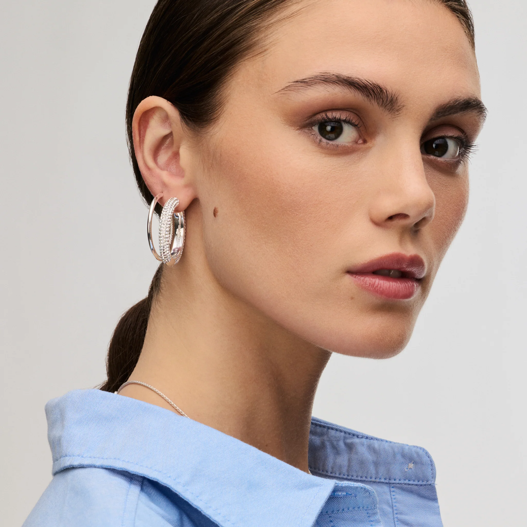 Large Hoop Earrings - Image 7