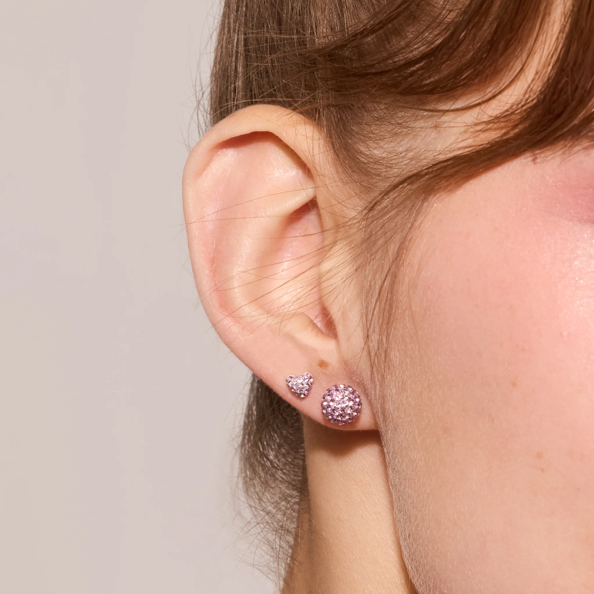 Lilac Sparkle Ball™ Stud Earrings - Image 5