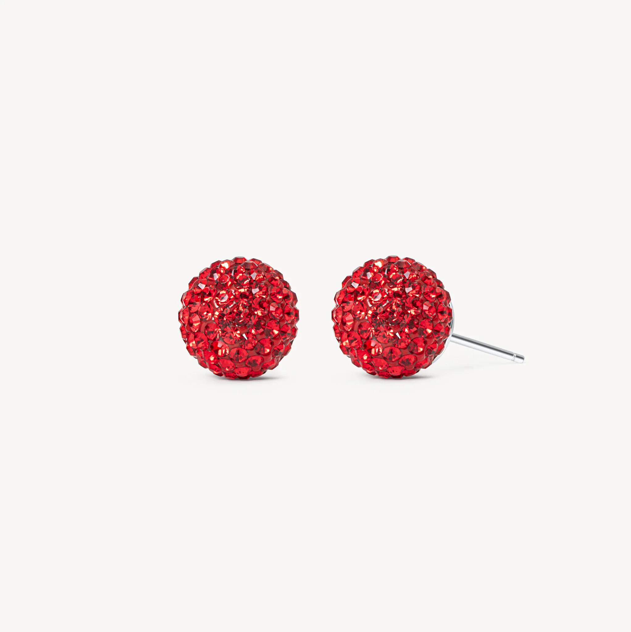 Red Velvet Sparkle Ball™ Stud Earrings - Image 5
