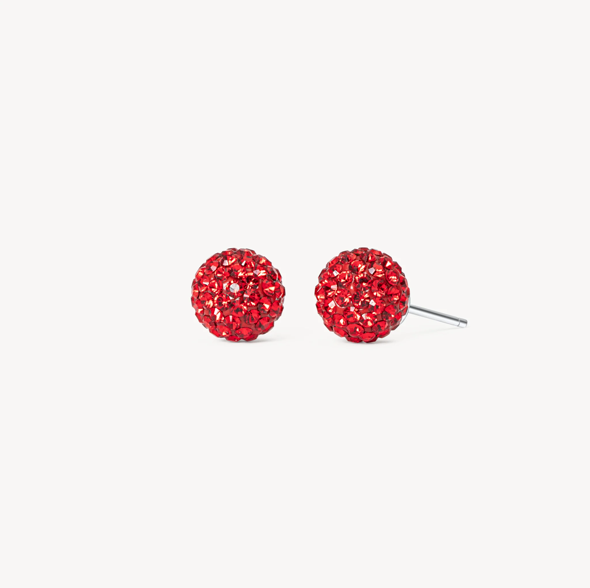 Red Velvet Sparkle Ball™ Stud Earrings - Image 6
