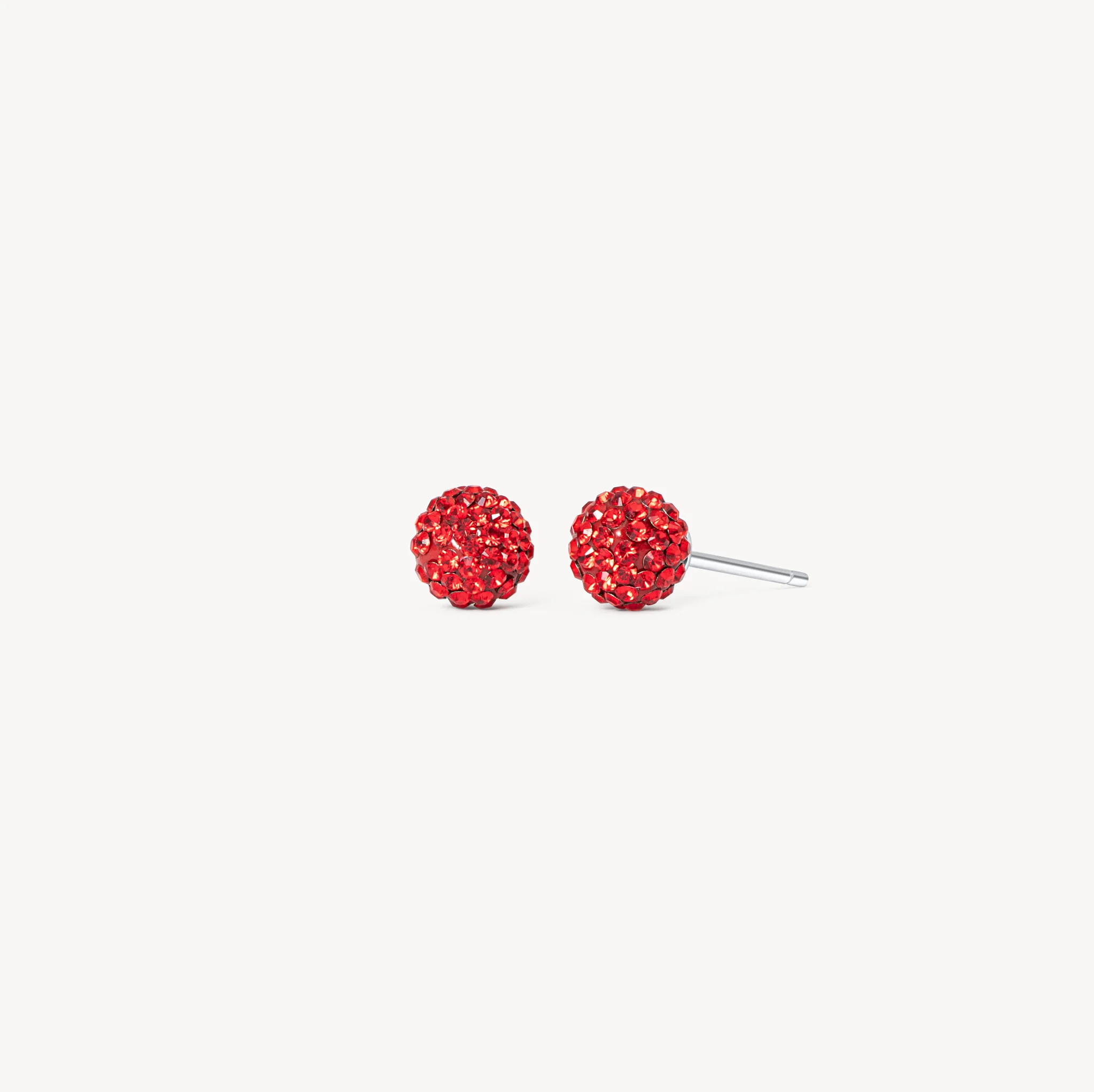 Red Velvet Sparkle Ball™ Stud Earrings - Image 9