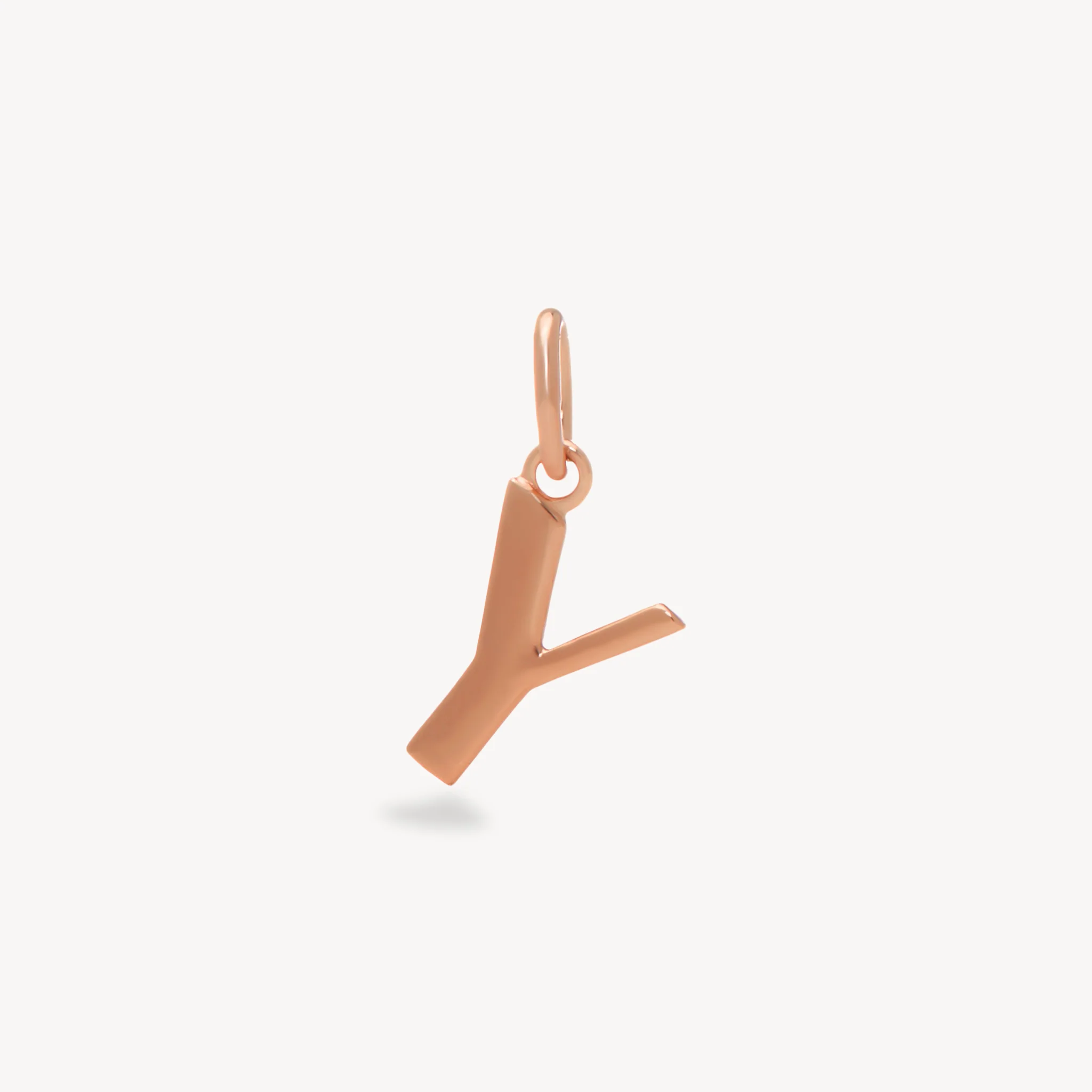 14k Rose Gold Vermeil Letter Charm - Image 28