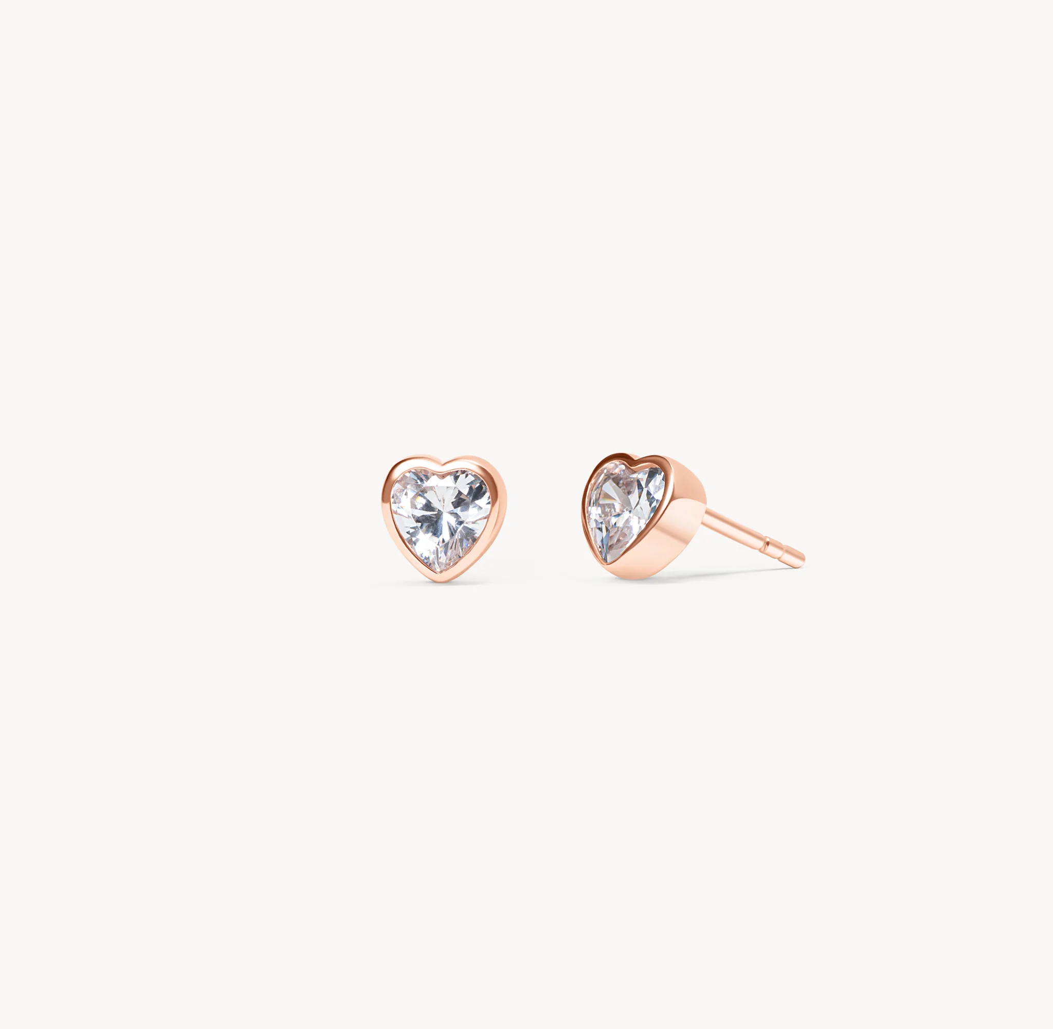 Adore Bezel Stud Earrings - Image 8