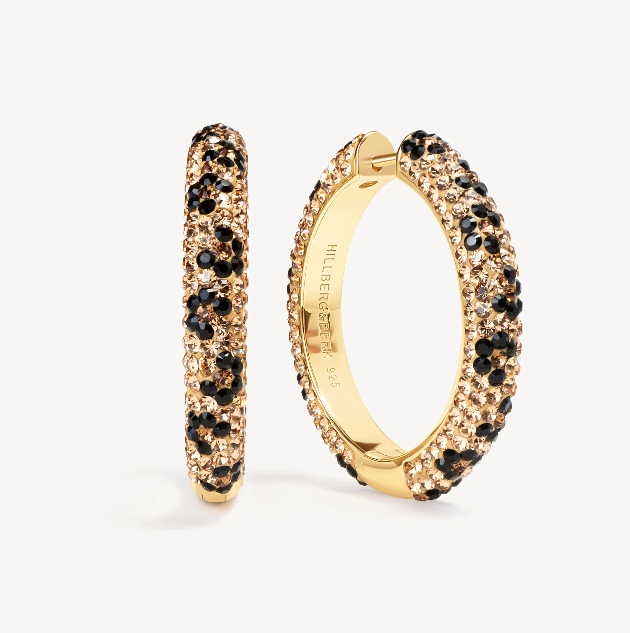 Large Sparkle Hoop Earrings - Image 8