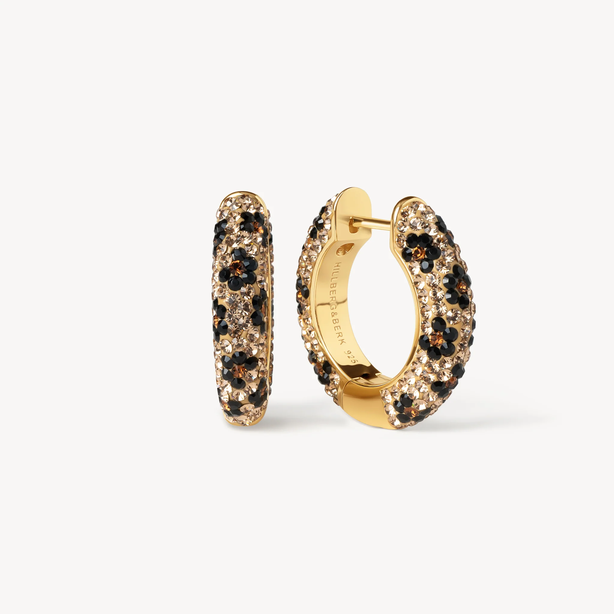 Medium Sparkle Hoop Earrings - Image 10