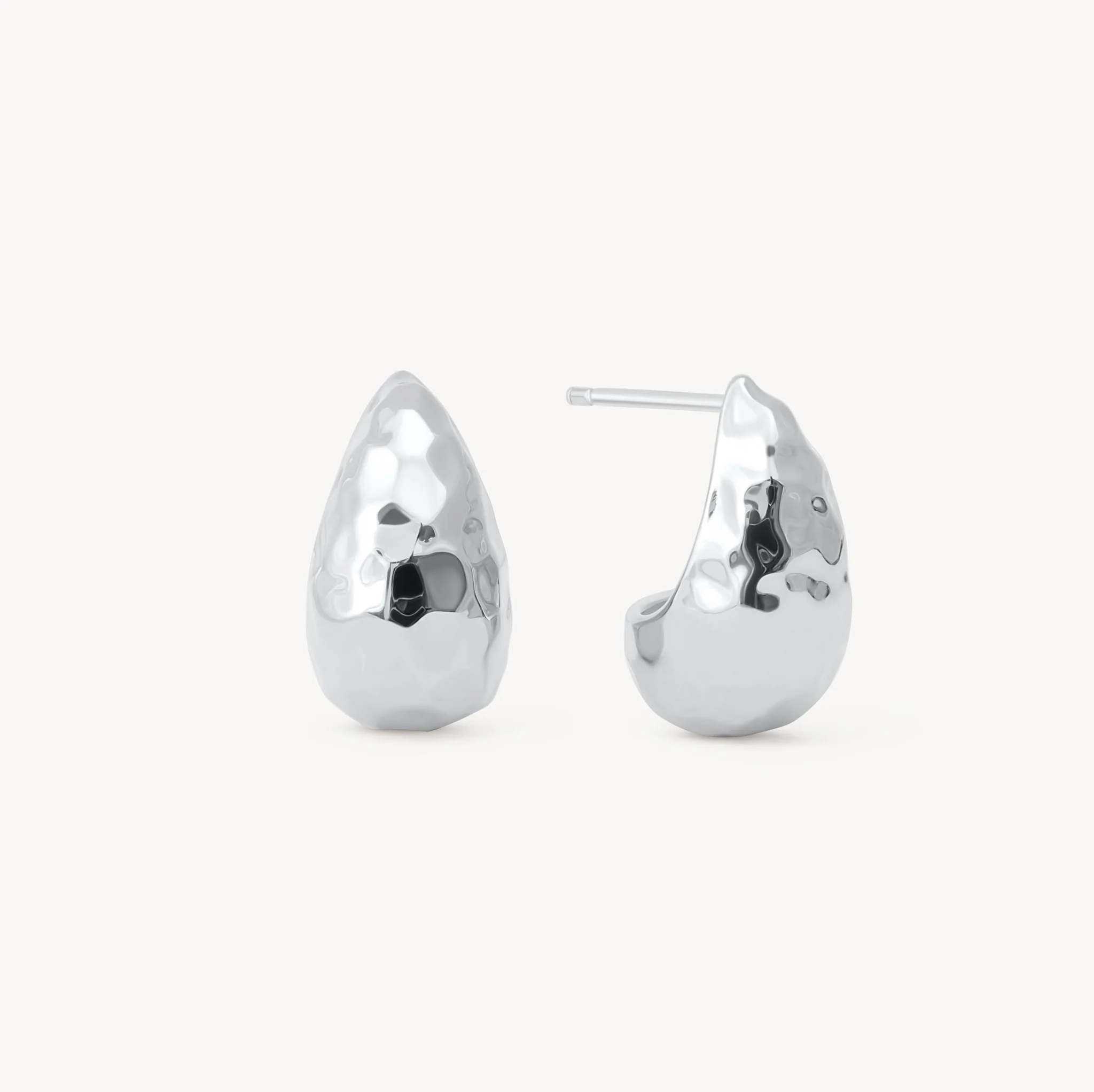 Texture Puff Earrings - Image 5